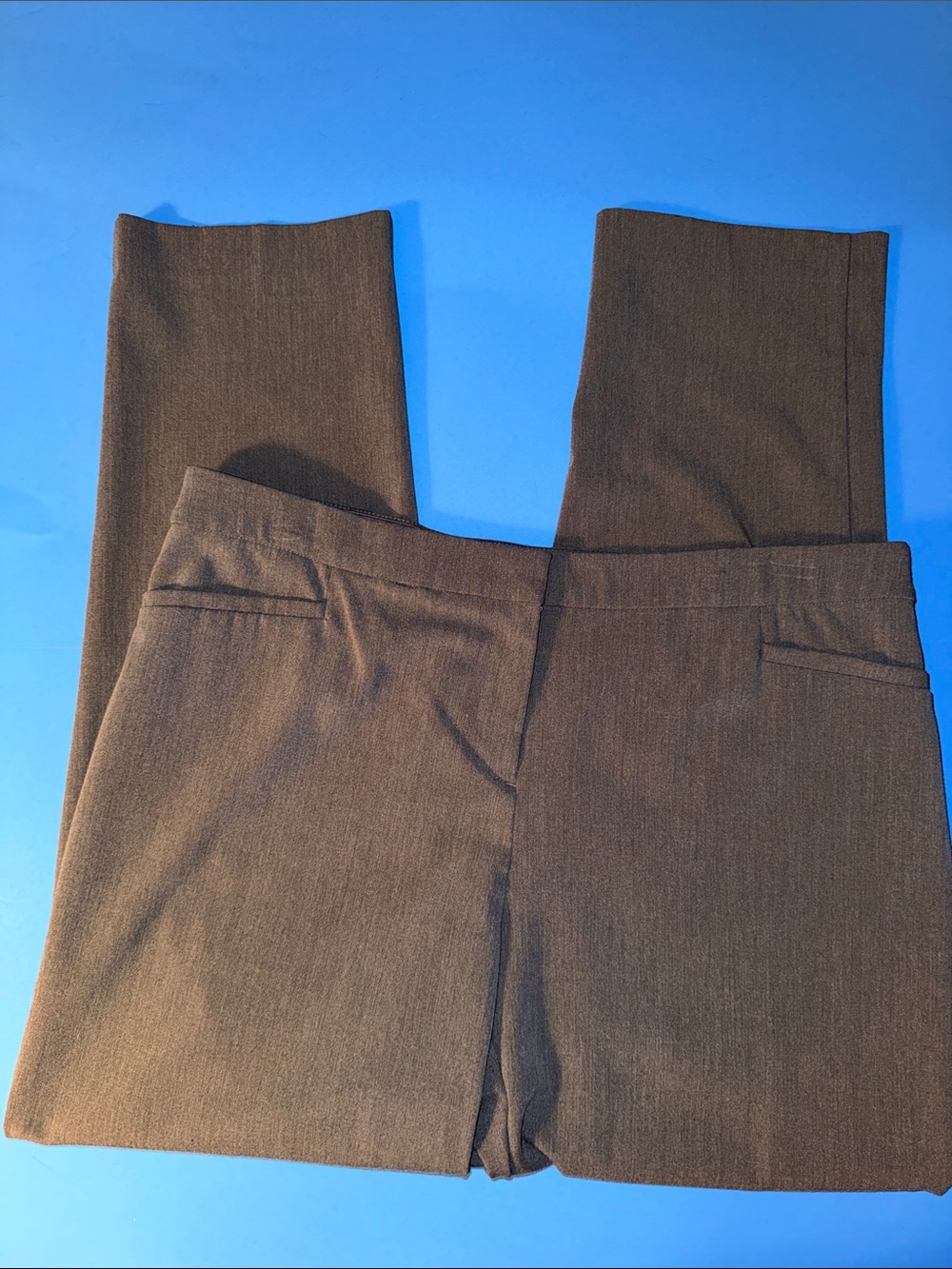 Alfani Women's Gray Straight-Leg Dress Trousers